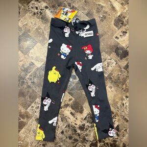 NWT Hello Kitty and Friends Black Shirt with Colorful Characters 2 years